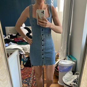 Reformation jean dress
